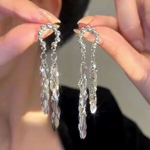 Elegant Silver Dangle Earrings